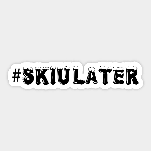 Ski U Later Sticker by laurie3